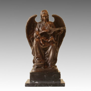 Mythologie Statue Die Göttin Winkel Bronze Skulptur TPE-916